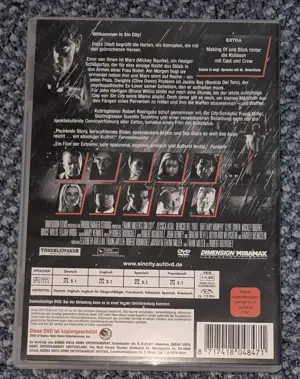 DVD "SIN CITY" - Willis, Tarantino, Rourke, Alba, Owen, Wood, Del Toro - FSK18 - Thriller, Action