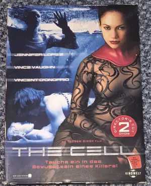 2 DVDs "THE CELL - Director's Cut" - Lopez, Vaughn, D'Onofrio - FSK18 - Thriller, Action