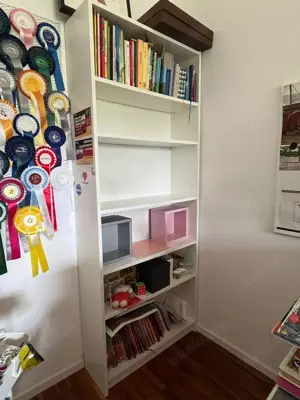 Bücherregal weiß Holz