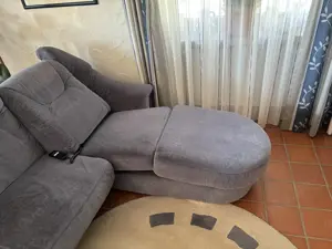 Sofa Polstergruppe 3-teilig  zu verschenken - inkl. Ottomane-Funktion (3,25m lang  ca. 1m tief)