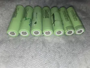 7 Stück 18650 er wiederaufladbare Batterien gebraucht für z.b. E Zigaretten