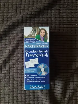 Karteikarten-Box Französisch - Neu