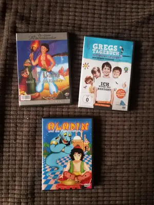3 x DVD: Aladin + Ali Baba + Gregs Tagebuch
