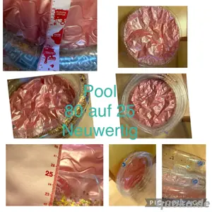 babypool rosa glitzer 