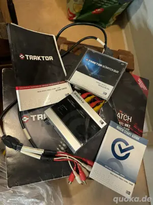 Traktor Scratch Duo Set   Native Instruments   Audio 4 DJ + Vinyls + Software