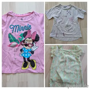 T-Shirts Mädchen Gr.104  & 110: Minnie Mouse, Frozen 2 (Die Eiskönigin, Elsa, Anna)