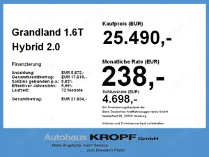 Opel Grandland 1.6T Hybrid LED,Kamera,Sitzheiz,Navi, Bild 4