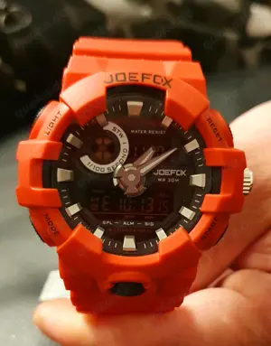 JOEFOX Herren Armbanduhr rot NEU
