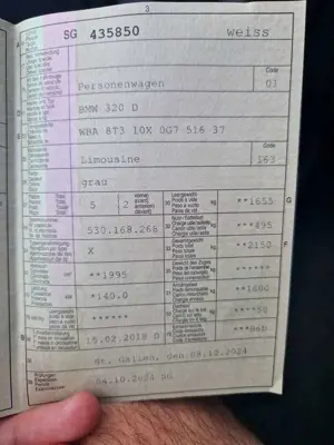 BMW 320 320 d Sport Line