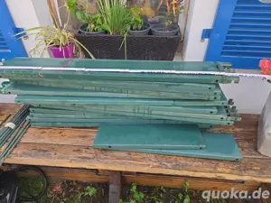 stabiler Zaun Gehege Stecksystem für Kleintiere