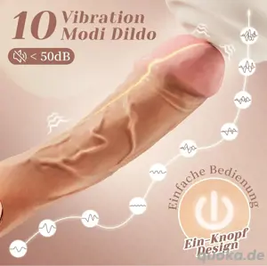 Dildo Vibrator Sex spielzeug für die Frau mit 10 Vibration Bild 5