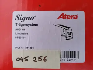 Dachträger Atera Signo für Audi A6 Limousine ab 11 2010