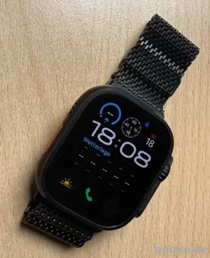 Apple Watch Ultra 2 schwarz GPS cellular Uhr mit Armbände und Akku : 100%  + 0VP
