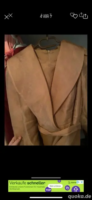 Kleid neu 1 mal getragen GRÖẞE 38 M BEIGE