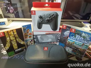 Nintendo switch Lite spielkonsole mit controllern + 2 videospiel und OVP 