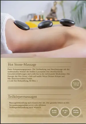 Massage - Klassisch und Wellness