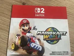 Mario kart World Nintendo switch 2 code spiele 