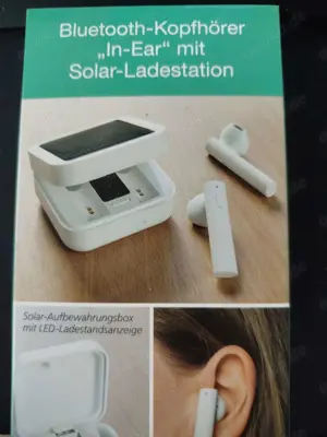 Bluetooth Kopfhörer mit Solar,Ladestation