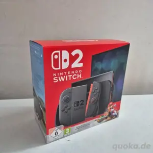 Nintendo Switch 2-Spielkonsole versiegelt mit Kaufbeleg 