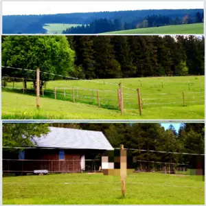 Privat. Pferdestall mit Weide