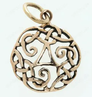 Keltischer Knoten aus Bronze  Anhänger