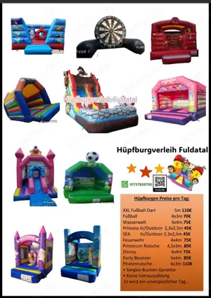Hüpfburg mieten leihen Kindergeburtstag, Party, Event, Hochzeit 