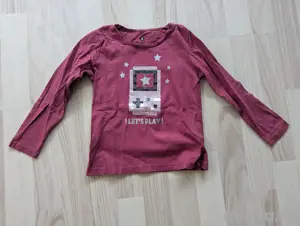 Langarmoberteile - Longsleeves - Mädchen - Größe  104 Bild 2