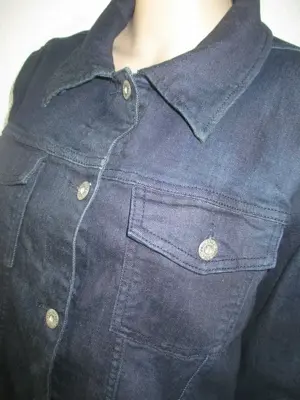 NEU mit ETIKETT Edel klassisch Jeans- Jacke FREESOUL * PREMIUM Gr. 36- 38  S dunkel- blau dark blue