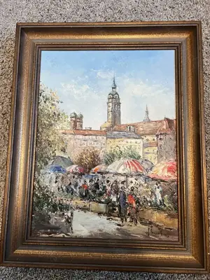 Viktualien Markt München von Fritz Schreiber