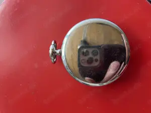 Taschenuhr Regent Habmann Quarz Datum defekt Bild 3