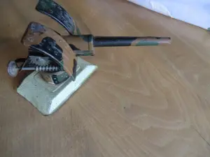 Küstengeschütz Kanone, Geschütz, Flak  original ca.1935 aus Blech Bild 2
