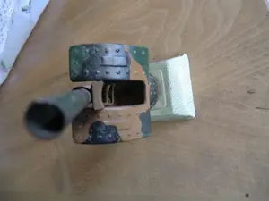Küstengeschütz Kanone, Geschütz, Flak  original ca.1935 aus Blech Bild 9