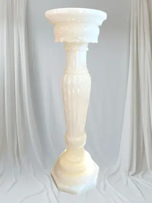 Blumensäule Alabaster