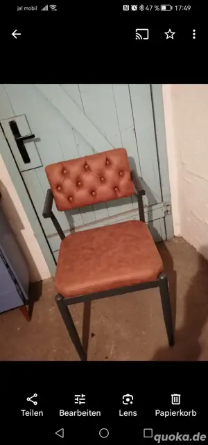 2 Stühle Esszimmer Küche Industrial 