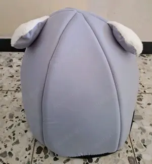 Katzenkorb Katzenbett mit Kissen, grau weich ca. 3 Bild 3