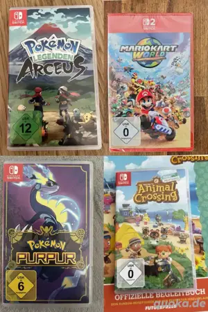 Mario kart World switch 2 , animal crossing , Pokémon Arceus , Pokémon purpur spiele 