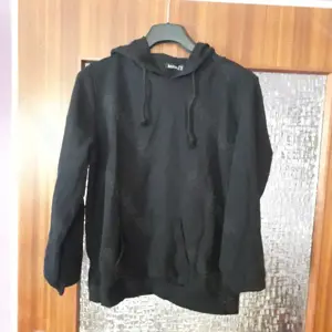 Damen-Kapuzen-Sweatshirt  schwarz Gr.48 
