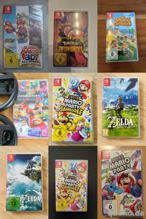 Nintendo Switch sammlung  spiele 