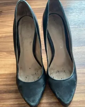 Getragene Heels,Sportsöckchen,Nylons und Birkenstock im Angebot  Bild 3