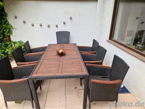 7 teiliges Gartenmöbelset 