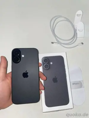iPhone 16 in der Farbe Schwarz mit 128 GB  Bild 3