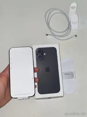 iPhone 16 in der Farbe Schwarz mit 128 GB  Bild 2