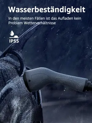 Type 2 auto lade kable, Mode 3   32A   22 kW   3 Phase   5 Metres Bild 3