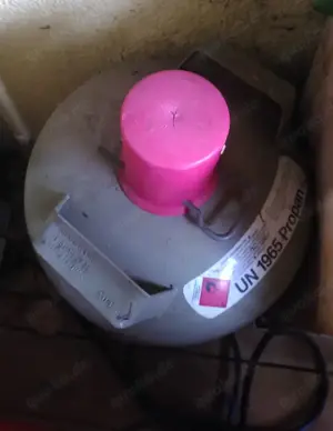 11-kg Gasflasche Stahl grau