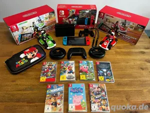 Nintendo Switch inkl Zubehör, Spiele, OVP