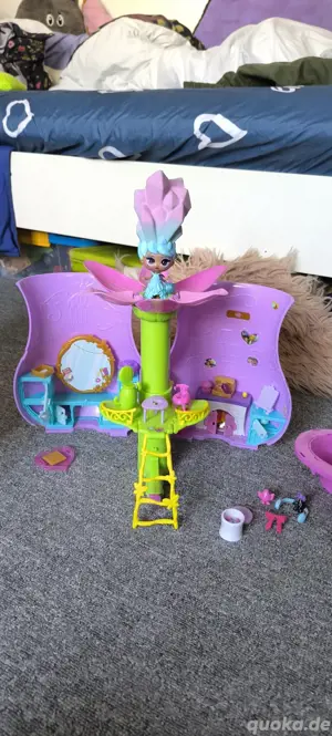 Blume Secret Garden Kinderspielzeug Püppchen mit Haus