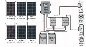 Balkonkraftwerk (BKW)   PV-Anlage Solar