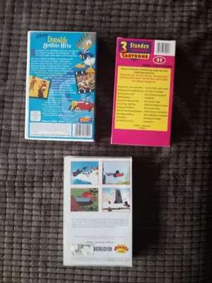 3 x VHS: KINDER: Donalds größte Hits   Cartoons   Pauli - Der Maulwurf Bild 3