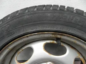 4 gebrauchte Winterräder "Semperit Master-Grip" für Smart Fortwo 
