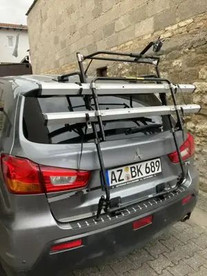 Paulchen Heckträger für 2 Fahrräder, eingestellt für Mitsubishi ASX